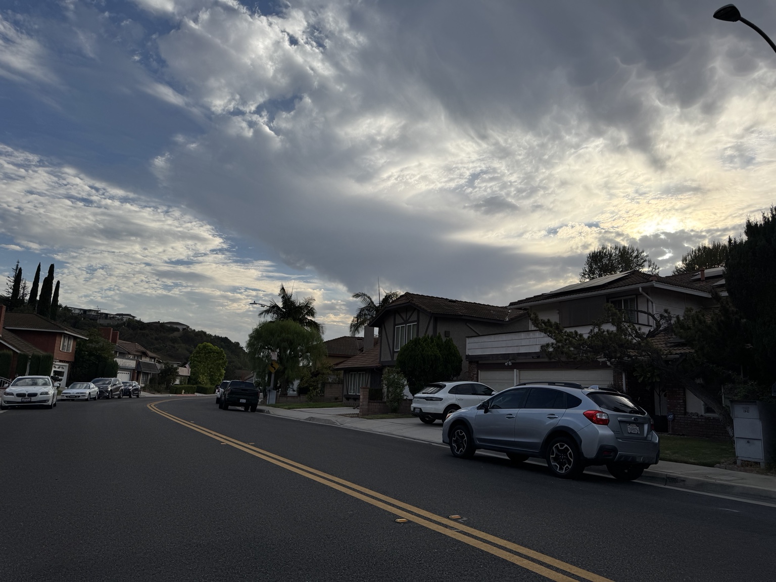 Existing single-family neighborhood street in Monterey Highlands
